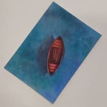 "Lone Boat" detail image 1 by D J Davis