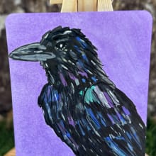 Black Crow detail image 1 by Stacy Lee