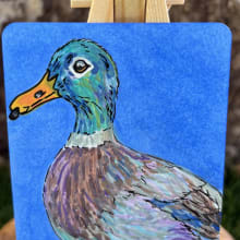 Mallard Duck detail image 1 by Stacy Lee