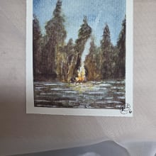 "Late Night Camping" detail image 1 by Keri Fedorchuk