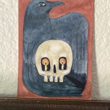 Raven Glow detail image 2 by Joni M Russell
