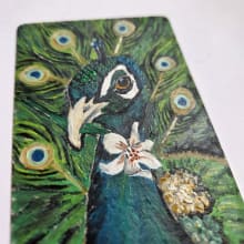 The Peacock and the Lily detail image 4 by Lori Iaboni