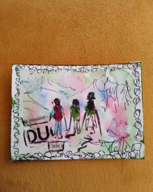 Le trio en promenade