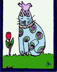 My blue kitty