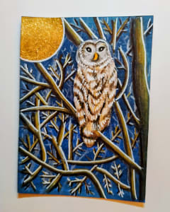Moonlit owl