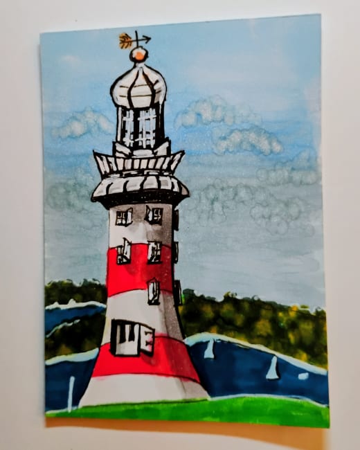 Seaside lighthouse