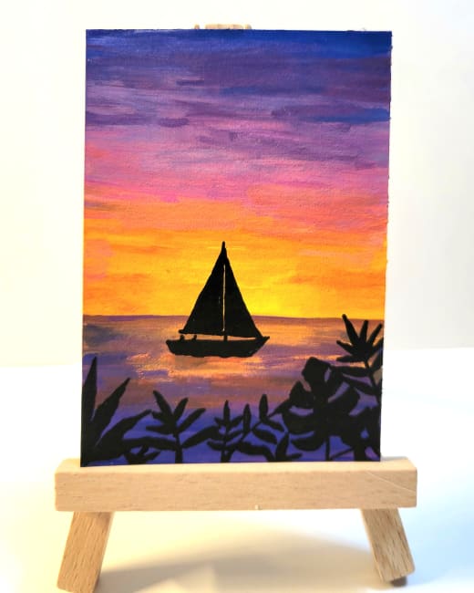 Sunset Sailing PRINT