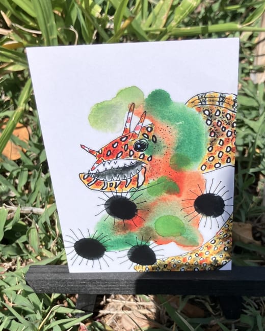Dragon Moray Eel, Print