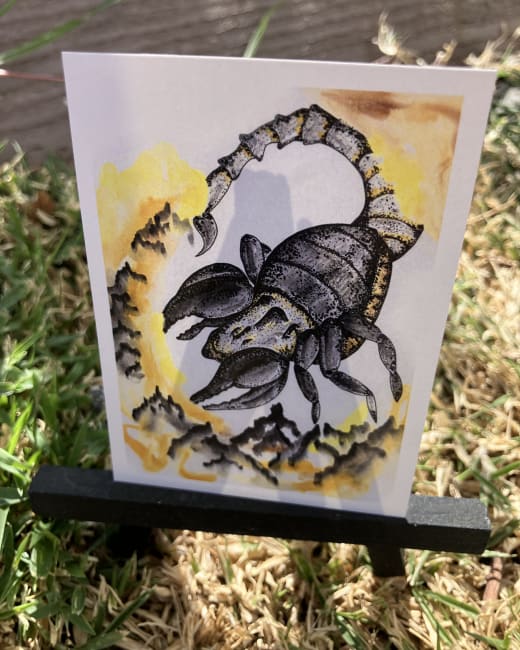 Emperor Scorpion, Print