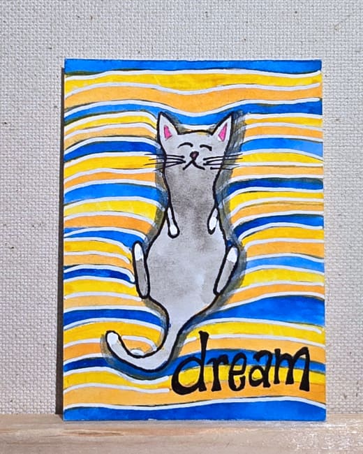 Dream Cat On Da Bed