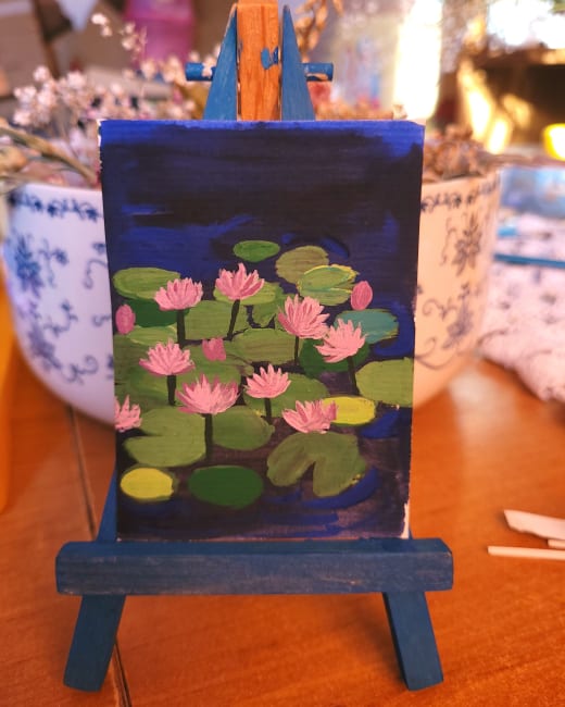 Lily pad pond