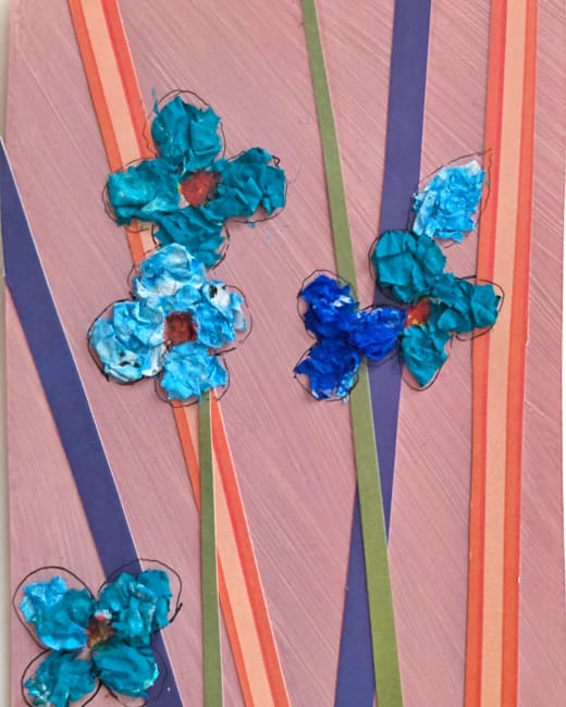 Tissue blossoms by TinyJournalJourney