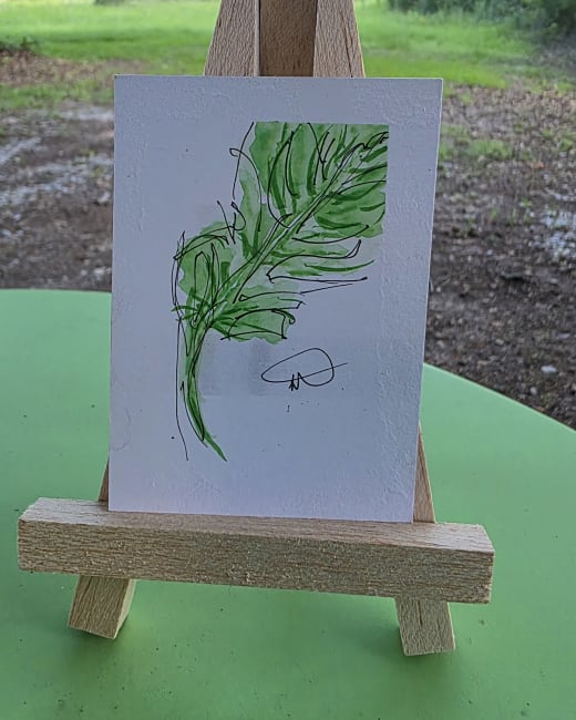 Green Feather