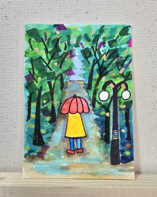 Girl In The Rain