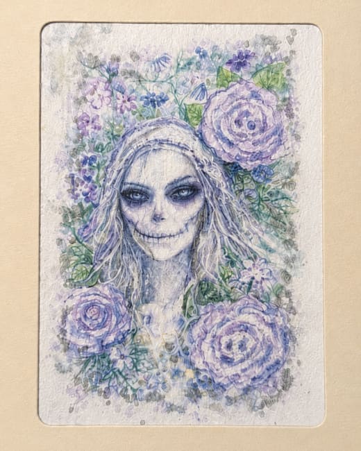 ACEO - Limited Edition -  Gothic Portrait - Fine Art Print - by Wanda Fitzgerald