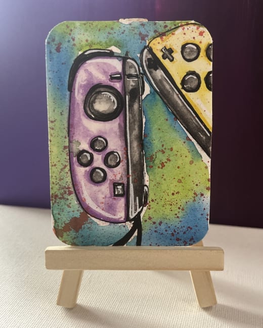 ACEO Original " Drift Away "