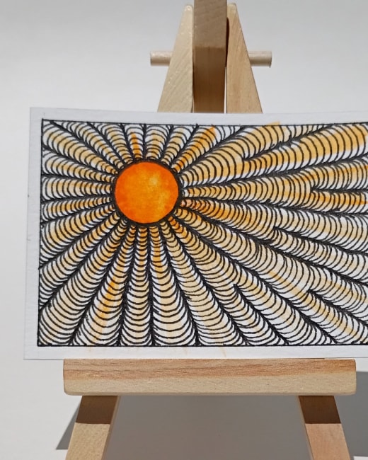 Rainbow Sun : Orange