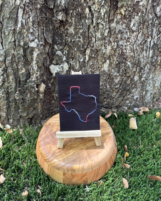 Embroidery Study: Texas Our Texas