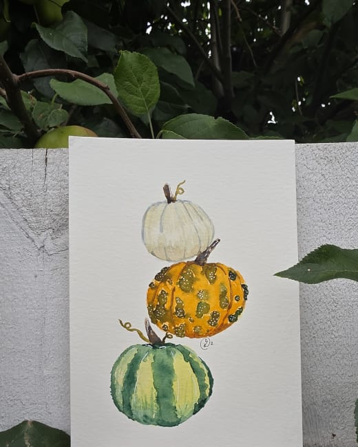"Autumn Pumpkins" by Keri Fedorchuk