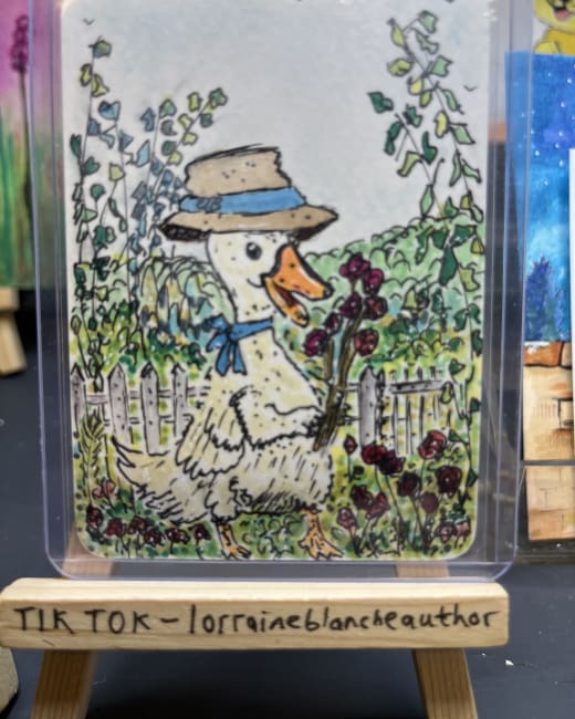 The Picking Flowers Duck