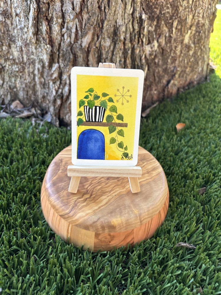 Isa the Ivy, Botanical ACEO by Stacy Lee