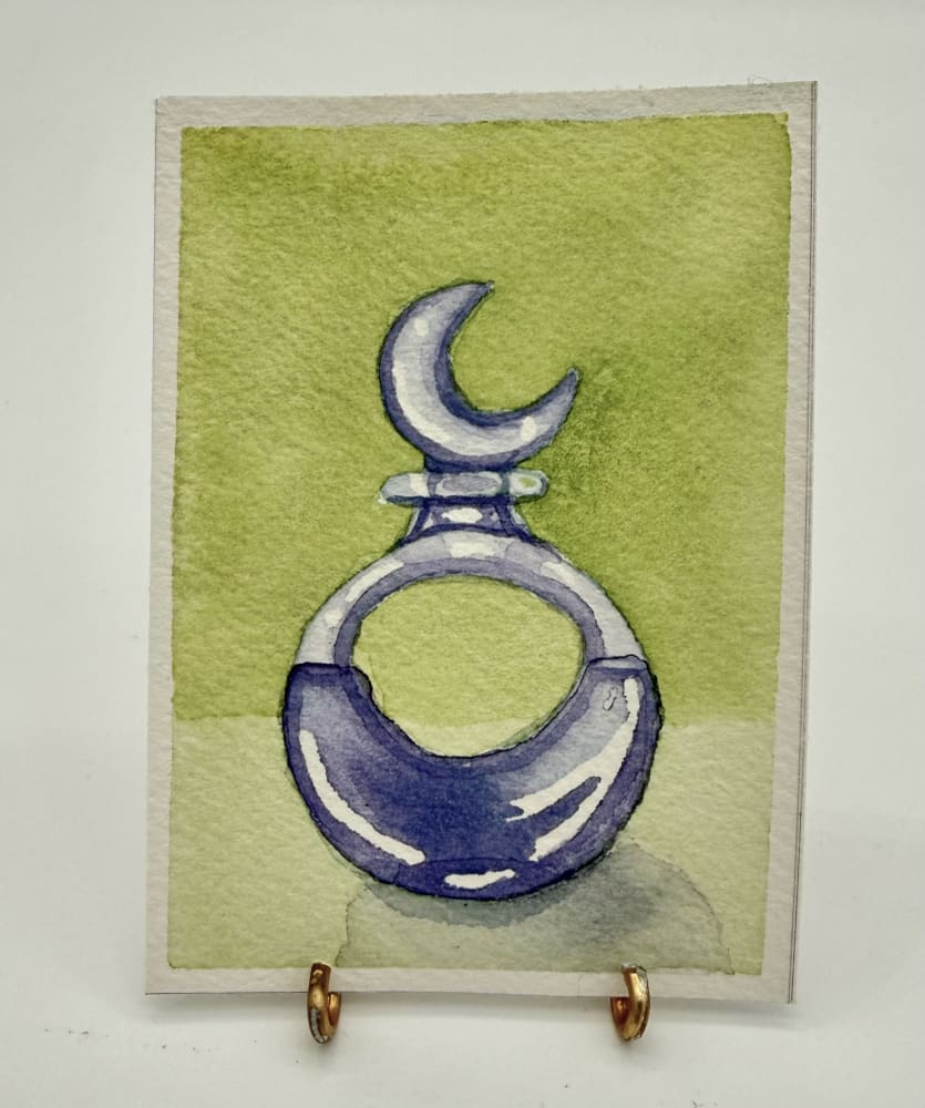 Moon Potion, Fantasy ACEO by Brandi Kambalov