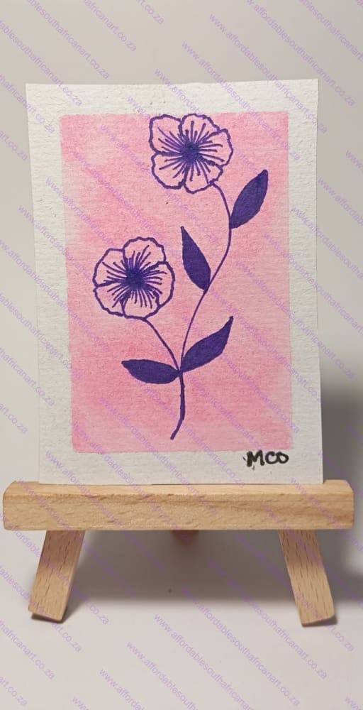 Sketch 8, Botanical ACEO by Melanie Oliphant