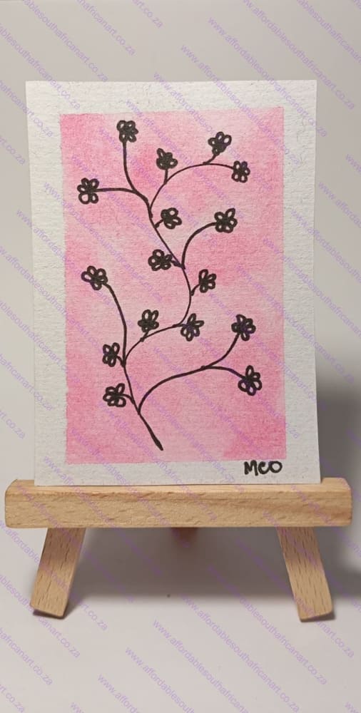 Sketch 6, Botanical ACEO by Melanie Oliphant