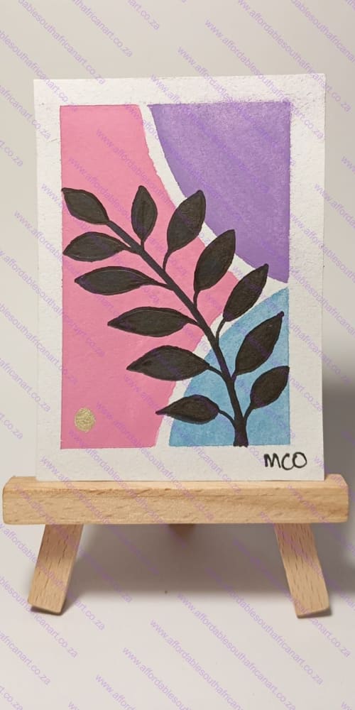 Leaves 6, Botanical ACEO by Melanie Oliphant