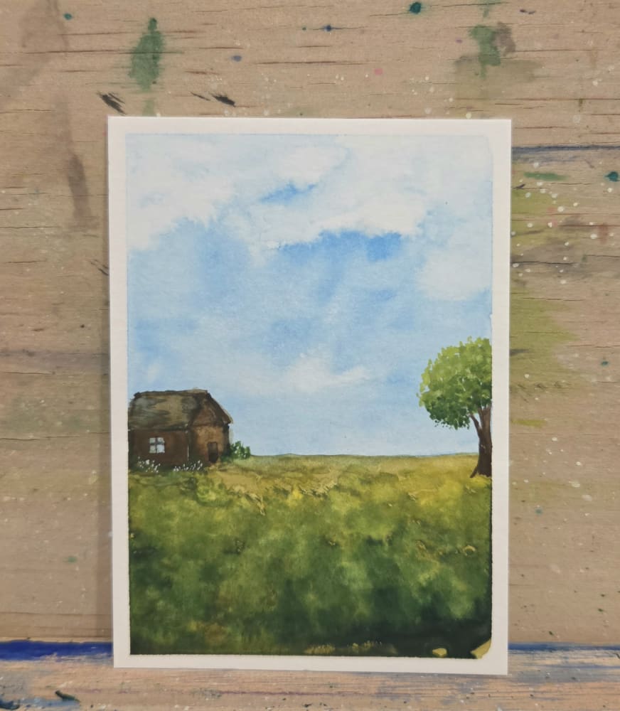 Simple Serenity, Nature ACEO by Megan Flickinger