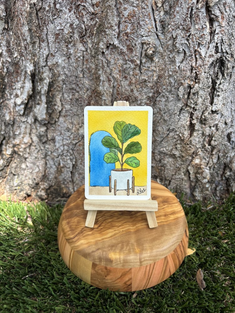 Forest the Fig, Botanical ACEO by Stacy Lee