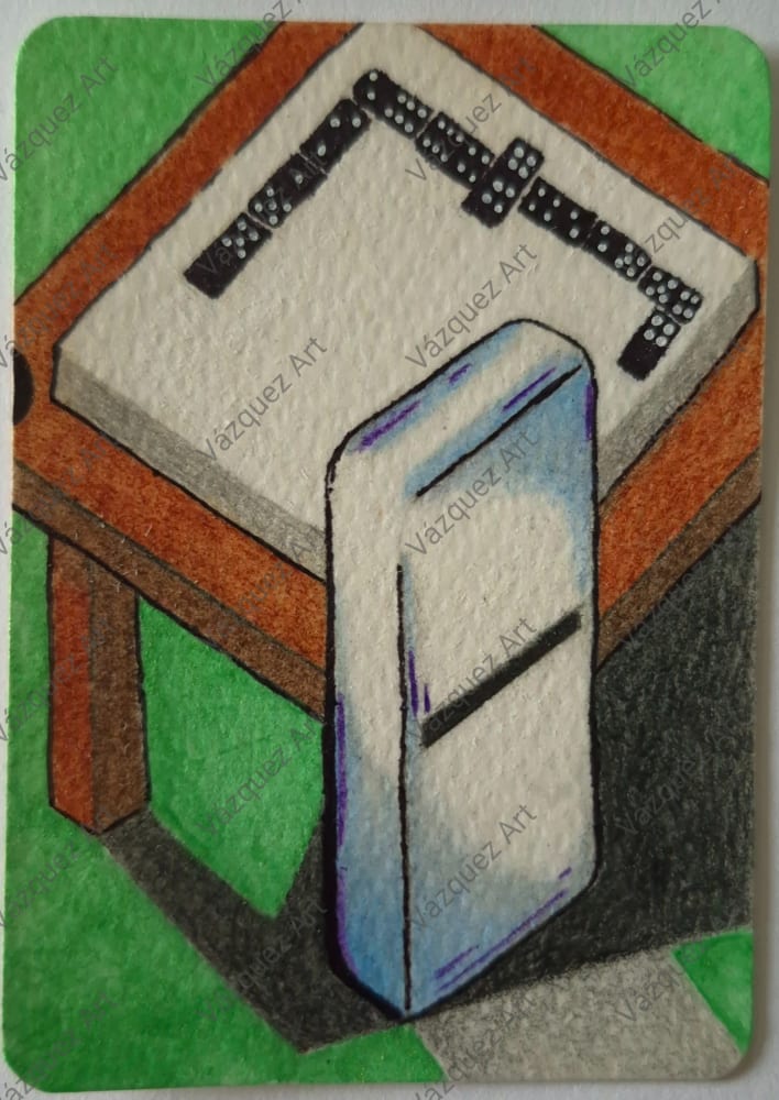 Chuchazo, Pop Art ACEO by Julieta Acosta Vazquez