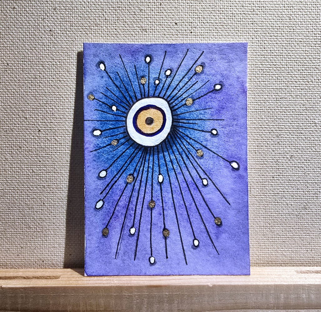 Starburst, Nature ACEO by Jo Claire Hall
