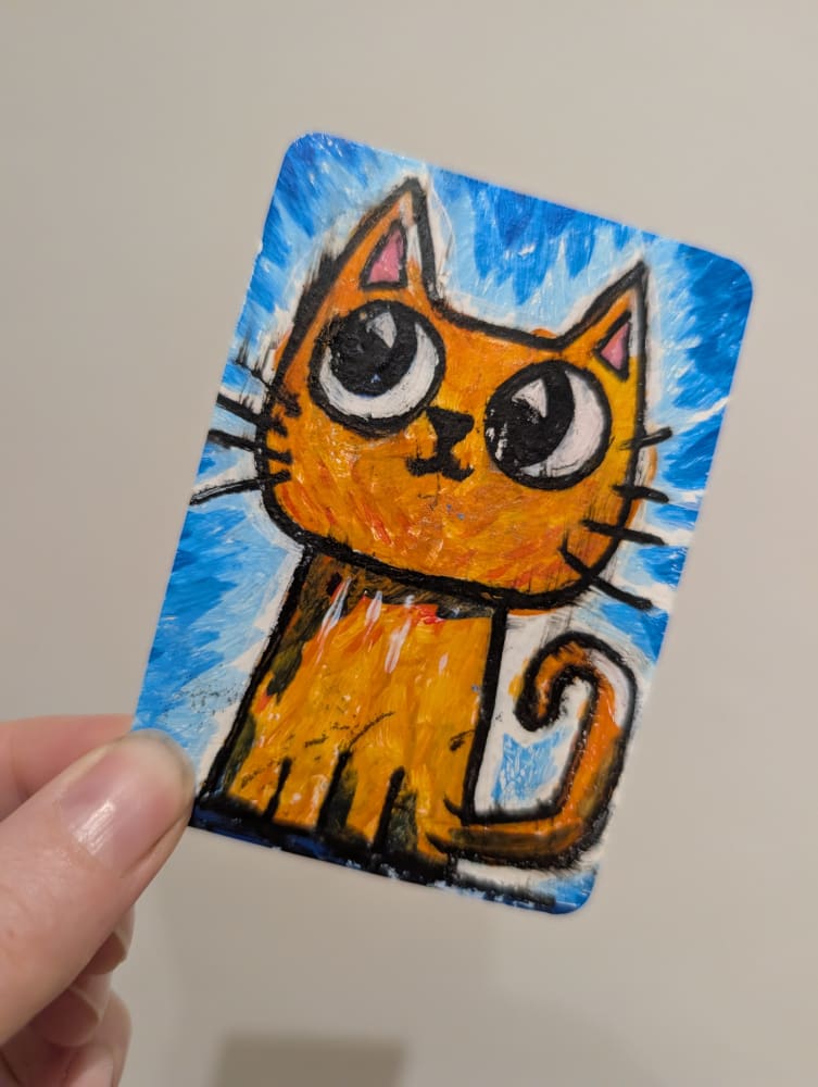 Ginger Snap, Animals ACEO by Rachel Forster