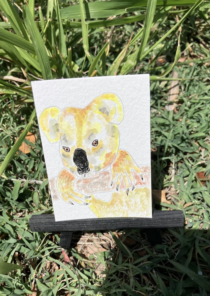 Koala, Animals ACEO by Daniel Goodwin