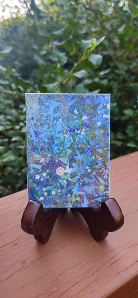 Earth, Abstract ACEO by Abigail Stevens