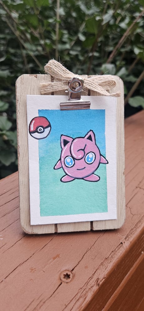 Pokedex Entry #39, Fantasy ACEO by Abigail Stevens