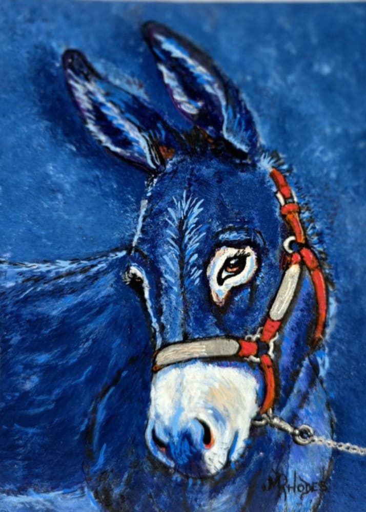 The Cobalt Companion 5x7 by Mary