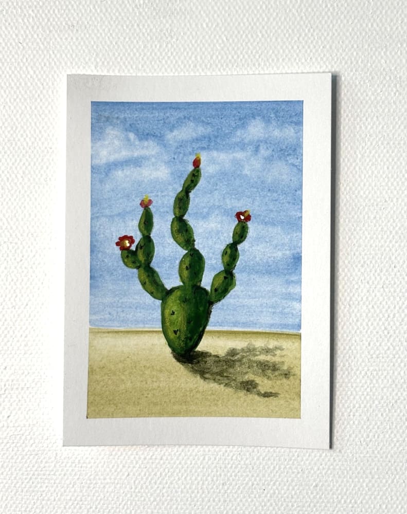 Prickly Joe, Nature ACEO by Jennifer Dsouza