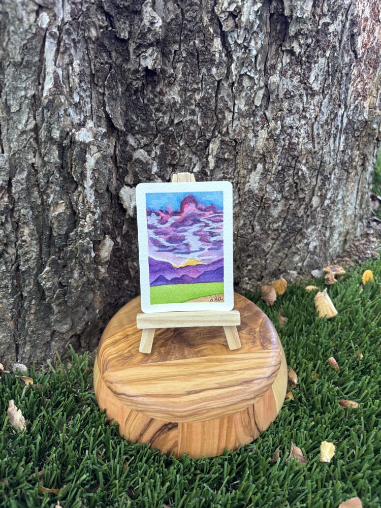 Sunset Study: Four, Nature ACEO by Stacy Lee