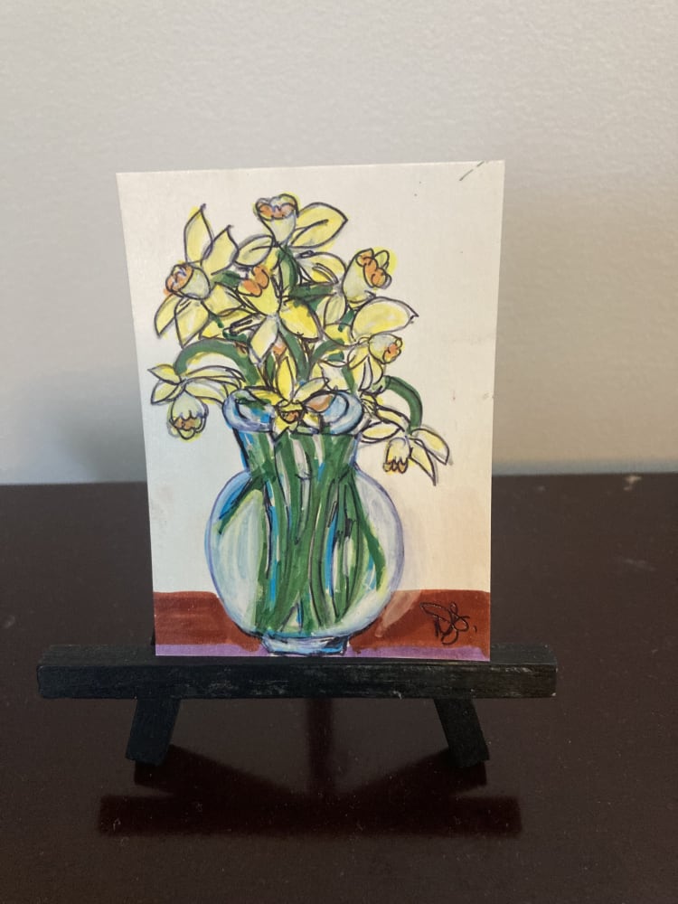 "Buttercups", Nature ACEO by Diane Stockard