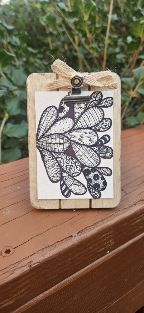 Baby Escape, Abstract ACEO by Abigail Stevens