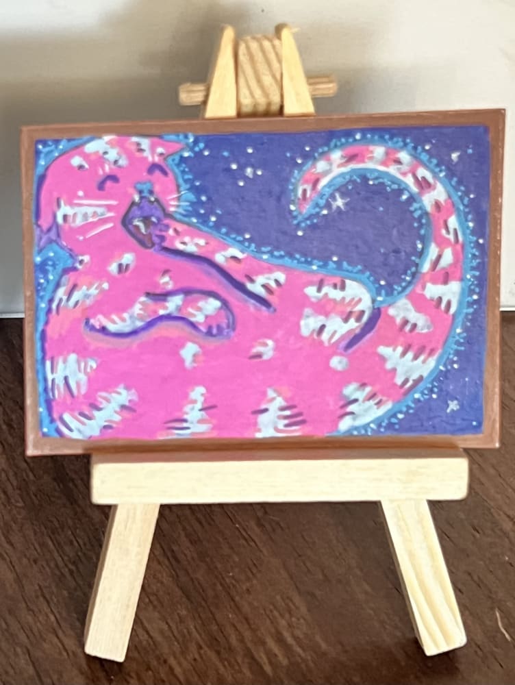 If I fits, Animals ACEO by Melissa