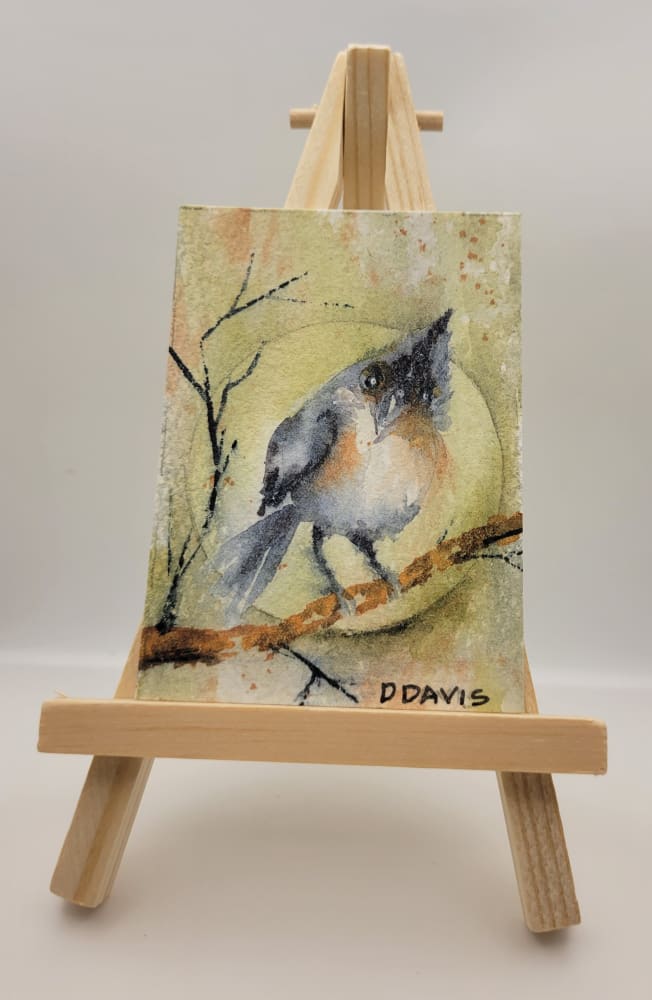 "Tweet Tweet", Animals ACEO by D J Davis