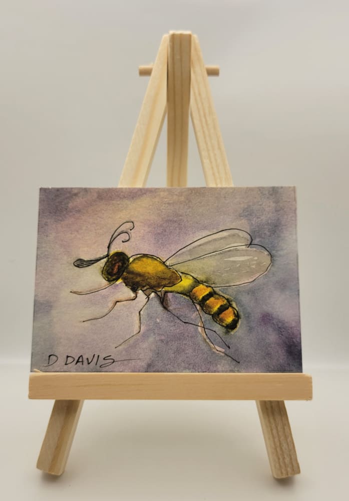 "You Buzz me", Nature ACEO by D J Davis
