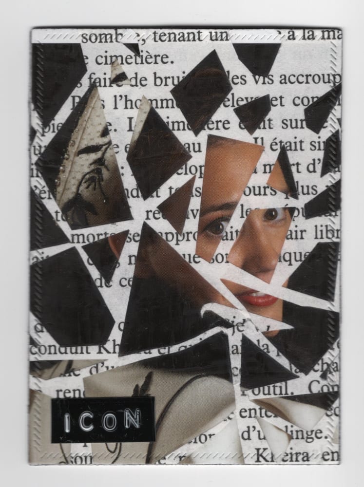 ICON, Portrait ACEO by Celine Mini