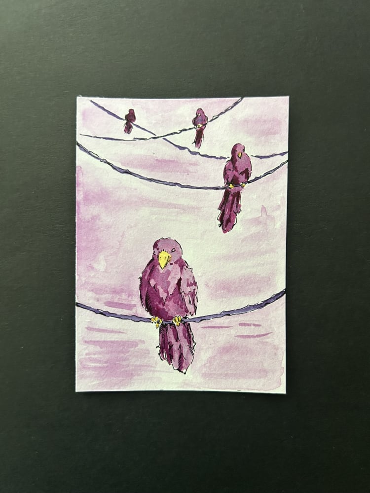 ACEO original #1, Animals ACEO by Brianna Kerr-Baker