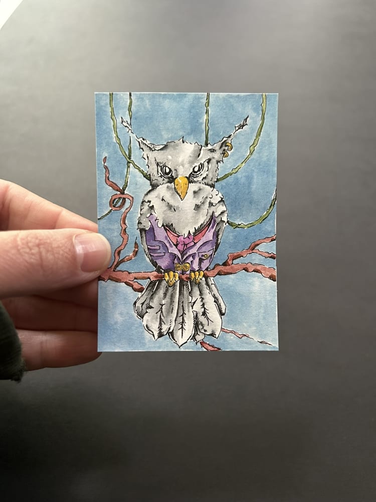 ACEO Original # 2, Whimsical ACEO by Brianna Kerr-Baker