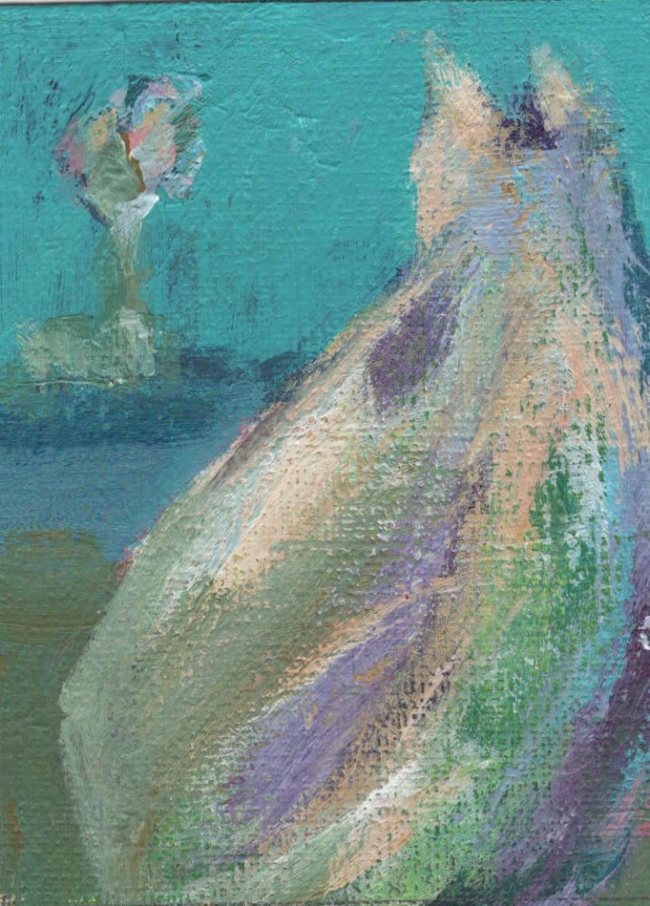 Living in the moment 11, Nature ACEO by Minna K