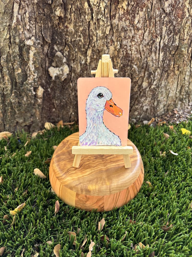 Duck, Animals ACEO by Stacy Lee